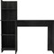 Homeroots 47" Gray Computer Desk With Hutch 403836 - alternate 2