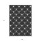 Homeroots 9' X 12' Black Gray And Ivory Geometric Washable Indoor Outdoor Area Rug 594687 - alternate 2