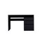 Homeroots 47" Black Computer Desk With Three Drawers 403805 - alternate 1