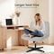 Yssoa Simple Deluxe Criss Cross Chair Wide Seat Armless Cross Legged Chair Home Office Desk Chair with Lu 3A88FNCHAIROFFICEGRY01 - alternate 2