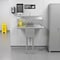 Koolmore Compartment Stainless Steel NSF Commercial Kitchen Prep & Utility Sink with 2 Drainboards SA101410-10B3 - alternate 2