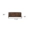 Homeroots 72in Brown Solid Wood Six Drawer Sideboard with Two Doors 380253 - alternate 2
