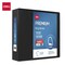 Deli Heavy Duty View Binder 4in, Letter, 3-Sided D-Ring, 4 Pockets, Black, 4PK CF577-BK - alternate 1
