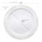 Smarty Had A Party 7.5" White with Gold Vintage Rim Round Disposable Plastic Appetizer/Salad Plates (120 Plates), 120PK 867G-CASE - alternate 2