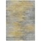 Homeroots 8' X 10' Gold Gray And Charcoal Abstract Washable Indoor Outdoor Area Rug 587167 - alternate 3