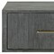 Homeroots 12" Gray Solid and Manufactured Wood One Drawer Nightstand 491589 - alternate 2