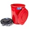 Magnum Tool Red 32 Gallon Trash Can Set (Trash Can, Quiet Dolly, and Reinforced Lid) (1 Set) CMTC-CLD0-32R01 - alternate 1
