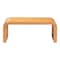 Bali & Pari Guevara Bohemian Light Honey Fluted Rattan Coffee Table 255-14130-ZORO - alternate 2