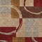 Homeroots 9' X 12' Wheat And Burgundy Geometric Washable Indoor Outdoor Area Rug 612603 - alternate 5