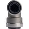 Quickfitting 3/4'' x 1/2'' Push-to-Connect Stainless Steel 90-Degree Reducing Elbow SS843R - alternate 2