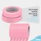 Enday Masking Tape, 1" x 60 Yards, Pink, 6PK 8153-6 - alternate 3