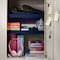 Lockermate Adjust-A-Shelf Locker Shelf, Extends to Fit Your Locker, Perfect for School, Office, Gym, Blue 5024-NVY-2PK - alternate 2
