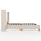 Martha Stewart Maisie King Upholstered Platform Bed, Wingback Headboard and Cushioned Siderails TW-3WDB0032-K-BG-MS - alternate 3