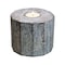 Homeroots 5" Brown And White Solid Wood Tabletop Tealight Candle Holder 554700 - alternate 1