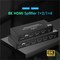 Rocstor TRUEREACH 8K ULTRA HD 1X2 HDMI SPLITTER - 8K at 60HZ, 4K at 120HZ - ONE HDMI INPUT T Y10G011-B1 - alternate 3