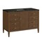 James Martin Vanities Myrrin 48" Single Vanity, Mid Century Walnut, w/ 3 CM Phantome Eclos Top 485-V48-WLT-3PHT - alternate 4