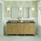 James Martin Vanities Lorelai 72in Double Vanity, Light Natural Oak w/ 3 CM Parisien Bleu Silestone Top 424-V72-LNO-FPBL - alternate 2