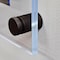 Azar Displays 22inW x 28inH Sign Holder with 1in BLACK Caps and Standoffs, 2PK 105530-BLK-2PK - alternate 3