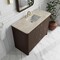 James Martin Vanities Gracyn 48" Single Vanity, Sable, w/ 3 CM Tajnar Eclos Widespread Top D125-V48-SBL-WTJR - alternate 2