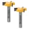 Powertec Slab Flattening Router Bit with 1/4 in. Shank, 1 in. Cutting Diameter, 1/4 in. Cutting Depth, 2PK 73057-P2N - alternate 1