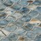 Apollo Tile Majeste 10.8 in. x 11.3 in. Glossy Blue Glass Mosaic Wall and Floor Tile 8.48 sq. ft./case, 10PK APLASL8804A - alternate 4