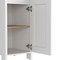 Homeroots 16" White Wood Freestanding Single Door Bathroom Vanity 543596 - alternate 2
