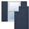 Ekena Millwork True Fit PVC Single X-Board Farmhouse Fixed Mount Shutters, Starless Night Blue, 12W x 32H, PR TFP001FH12X032OB - alternate 1