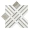 Msi Wellington Pattern Sample in. Polished Marble Mosaic Floor And Wall Tile ZOR-MD-0631-SAM - alternate 2
