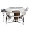 Megachef 6.3 Quart Stainless Steel Round Professional Chafing Dish/Buffet Server Serving Dish MG-430602 - alternate 2