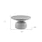Homeroots 30" Gray Cement Round Pedestal Coffee Table 572273 - alternate 2
