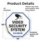 Signmission Video Security System 24 Hour, 10 Inch X 10 Inch, Vinyl Decal OC-D-10-4 - alternate 2