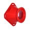 Deejay Led 8-in Speaker Despacito Midrange Diffuser Horn w/ Exponential Flare in Red TBHDIF8RED - alternate 4