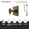 Kingston Brass Single-Handle Six-Way Diverter Valve with Square Trim Kit, Polished Nickel KS4046CG - alternate 2