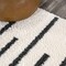 Jonathan Y Alaro Berber Stripe Shag White/Gray 4 ft. x 6 ft. Area Rug MOH402A-4 - alternate 2