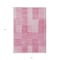 Homeroots 5' X 8' Pink And Blush Striped Washable Indoor Outdoor Area Rug 581660 - alternate 2