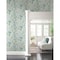 York Wallcoverings Teahouse Floral Light Blue Wallpaper BL1784 - alternate 2
