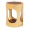 Bali & Pari Kaseko Hand-carved Suar Wood Side Table 259-14283-ZORO - alternate 2