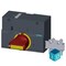 Siemens front mounted rotary operator EMERGENCY OFF with door interlock IEC IP30/40 3VA9257-0EK25 - alternate 2