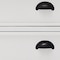 Homeroots 71in Classic White Entertainment Unit with Two Drawers 397772 - alternate 2