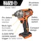 Klein Tools Battery-Operated Compact Impact Wrench, 1/2-Inch Detent Pin, Tool Only BAT20CW - alternate 2