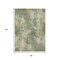 Homeroots 8' X 10' Sage And Beige Abstract Washable Indoor Outdoor Area Rug 630702 - alternate 3