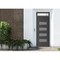 Vdomdoors Front Exterior Prehung Metal-Plastic Door, Manux 8113 Antracite Grey, Top Sidelite Transom, Office MANUX8113EXD-ANT-W32xH80+14-RH - alternate 1