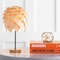 Jonathan Y Simon 20.5" Pinecone Wood/Metal LED Table Lamp, Natural/Black JYL6123A - alternate 2