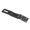 Prime-Line Door and Gate Safety Hasp Hinge Latch with Swivel Staple 6 inch with Screws Matte Black U 117228 - alternate 2