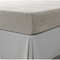 Homeroots Light Gray Linen California King Fitted sheet 520775 - alternate 1