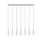 Z-Lite Stari 7-Light Linear Chandelier, 4.75 in W, Brushed Nickel 1956P-7L-BN - alternate 4