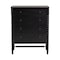 Baxton Studio Brantley Spindle Chest with Four Drawers, Black 272-14807-ZORO - alternate 3