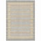 Homeroots 9' X 12' Gray And Silver Striped Washable Indoor Outdoor Area Rug 610472 - alternate 4