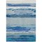 Homeroots 3' X 5' Blue Abstract Washable Indoor Outdoor Area Rug 608637 - alternate 2