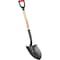 Corona Tools Round Point Shovel, 15-Gauge, 12 in. Head, 30 in. Wood Handle, Plastic D-Grip SS 26010 - alternate 1